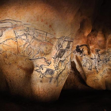 Gite Le Chamaju Labeaume Exteriér fotografie