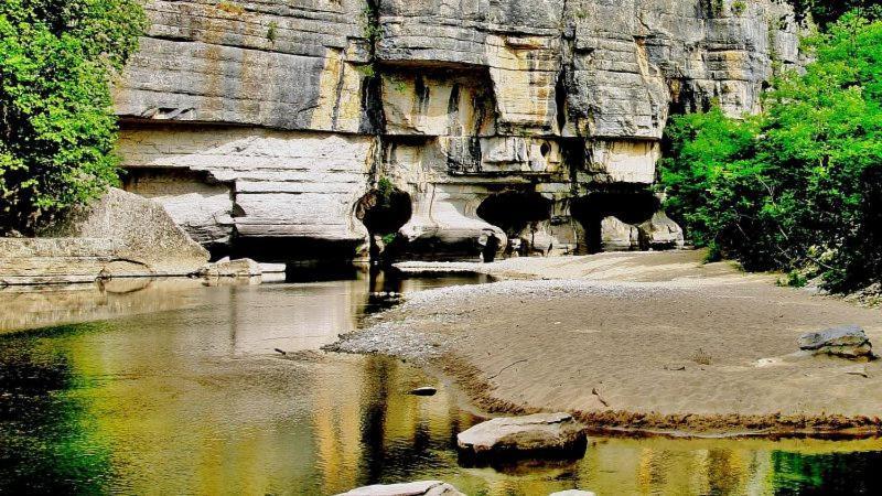 Gite Le Chamaju Labeaume Exteriér fotografie